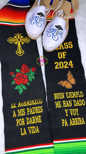 2025* Le Agradezco - Cross Graduation Stole PREORDER