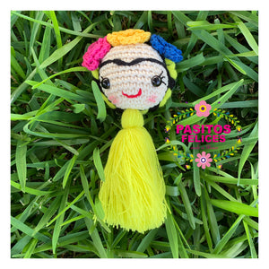 Preorder Neon Yellow Frida Keychain