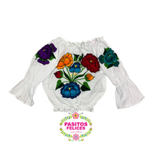 Load image into Gallery viewer, Floral sleeve off shoulder
