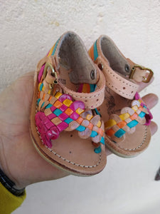 Esperanza - Leather colorful Open toes huaraches