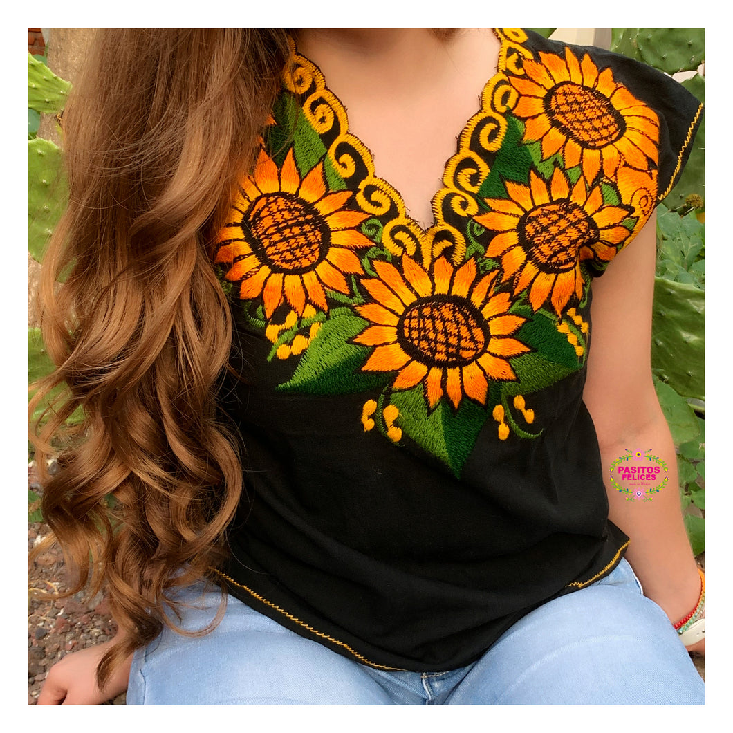 Sunflower v neck blouse