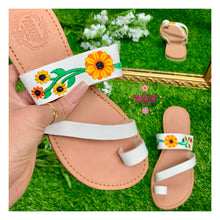 Load image into Gallery viewer, Sunflower sandals
