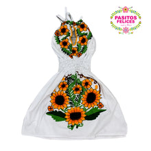 Load image into Gallery viewer, Sunflower halter dress

