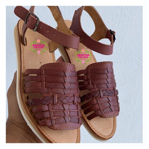 Azucena - Leather Open toed huaraches